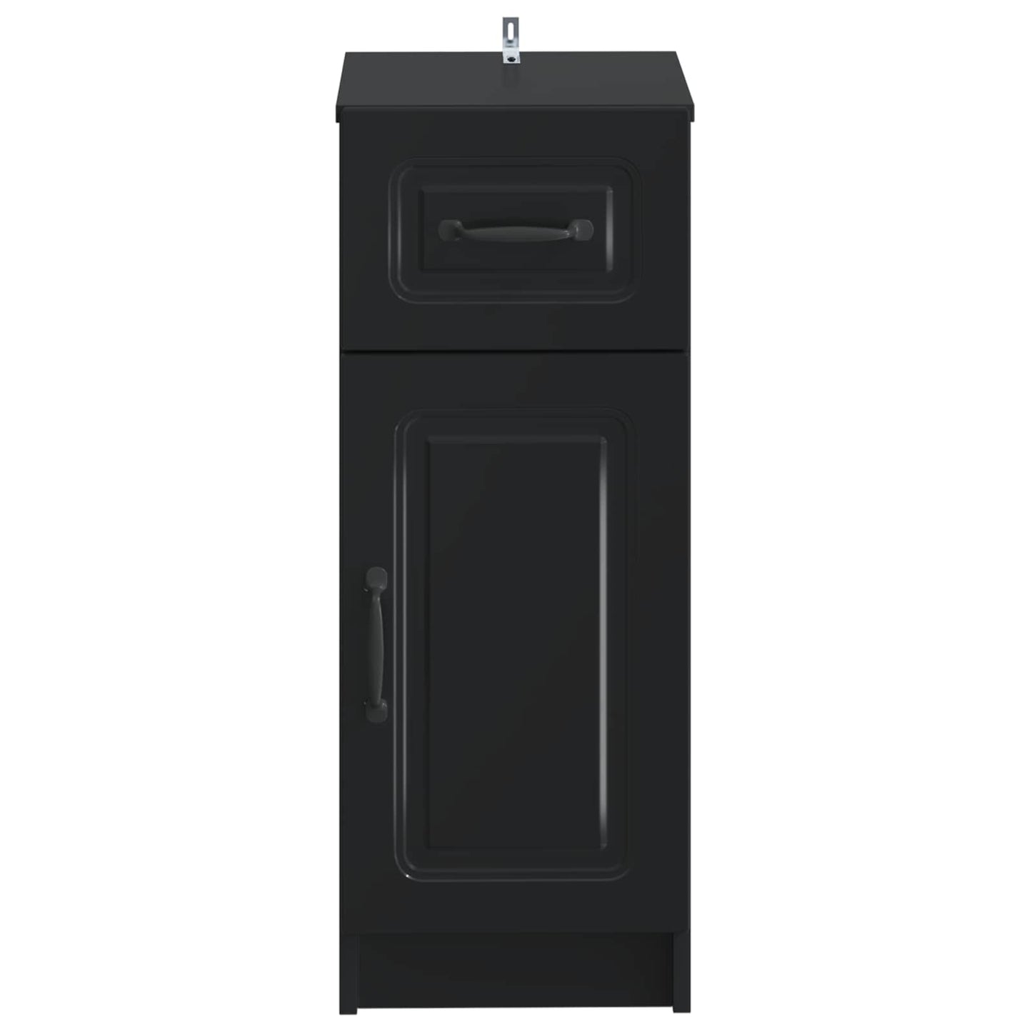 vidaXL Bathroom Storage Cainet UTRECHT Black 30 x 31 x 77 cm 4