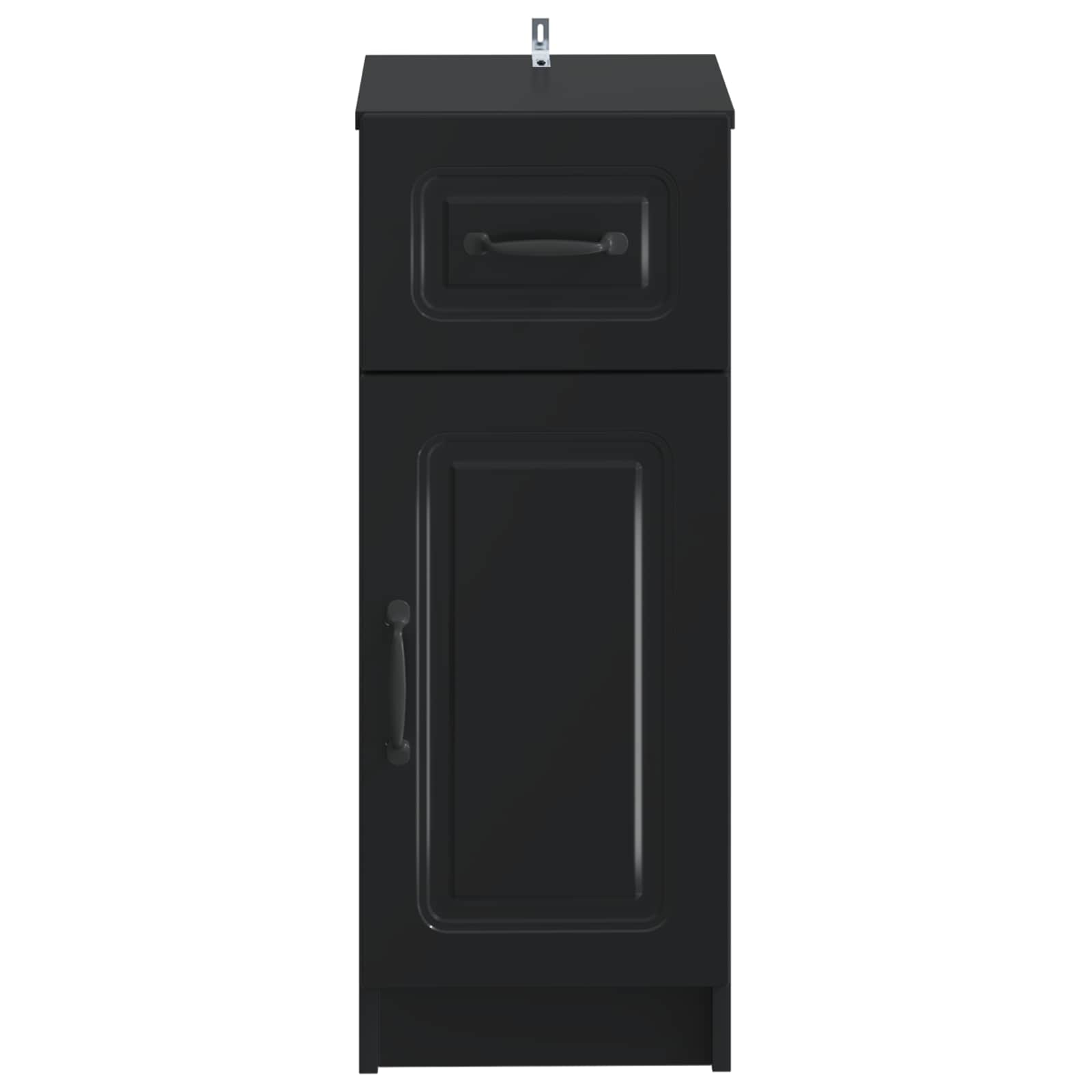 vidaXL Bathroom Storage Cainet UTRECHT Black 30 x 31 x 77 cm 4
