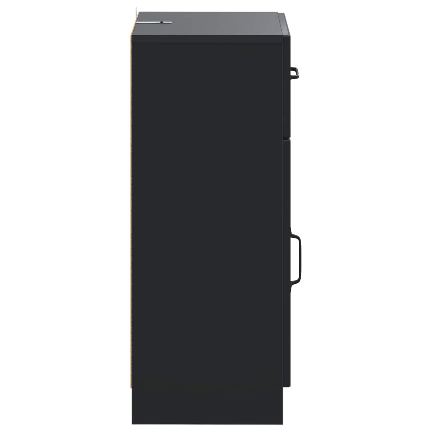 vidaXL Bathroom Storage Cainet UTRECHT Black 30 x 31 x 77 cm 5