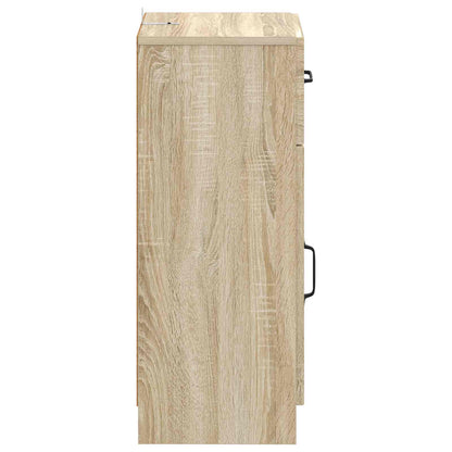 vidaXL Bathroom Storage Cainet UTRECHT Sonoma Oak 30 x 31 x 77 cm 5