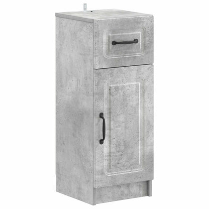 vidaXL Bathroom Storage Cainet UTRECHT Concrete Grey 30 x 31 x 77 cm 2