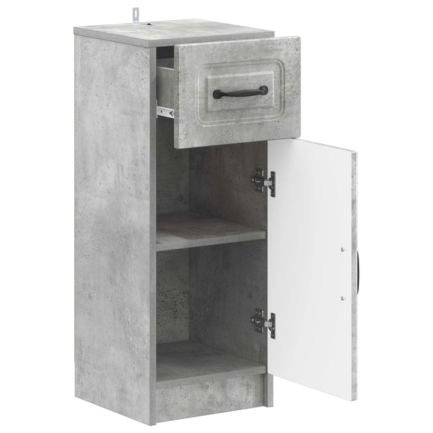 vidaXL Bathroom Storage Cainet UTRECHT Concrete Grey 30 x 31 x 77 cm 3