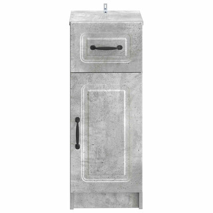 vidaXL Bathroom Storage Cainet UTRECHT Concrete Grey 30 x 31 x 77 cm 4