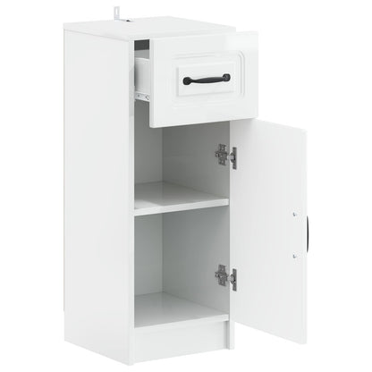 vidaXL Bathroom Storage Cainet UTRECHT High Gloss White 3