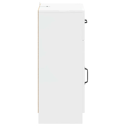 vidaXL Bathroom Storage Cainet UTRECHT High Gloss White 5