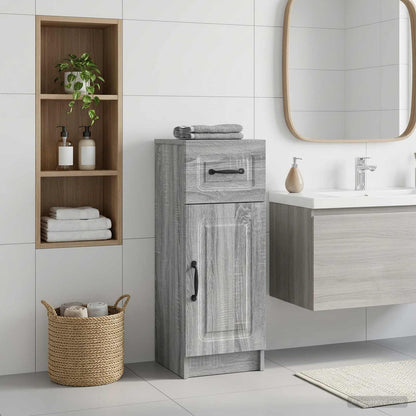 vidaXL Bathroom Storage Cainet UTRECHT Grey Sonoma 30 x 31 x 77 cm 1