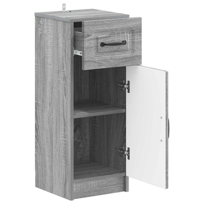 vidaXL Bathroom Storage Cainet UTRECHT Grey Sonoma 30 x 31 x 77 cm 3