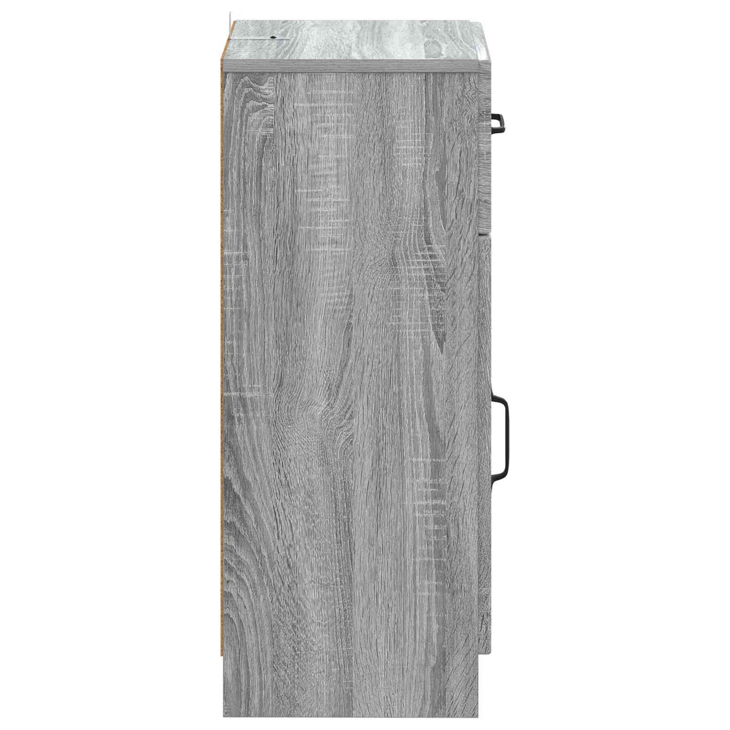 vidaXL Bathroom Storage Cainet UTRECHT Grey Sonoma 30 x 31 x 77 cm 5