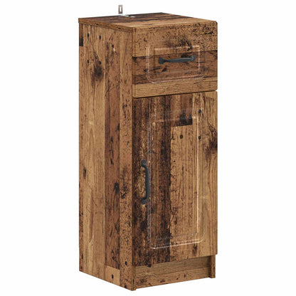 vidaXL Bathroom Storage Cainet UTRECHT Old Wood 30 x 31 x 77 cm 2