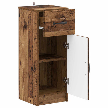 vidaXL Bathroom Storage Cainet UTRECHT Old Wood 30 x 31 x 77 cm 3