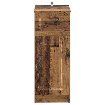 vidaXL Bathroom Storage Cainet UTRECHT Old Wood 30 x 31 x 77 cm 4