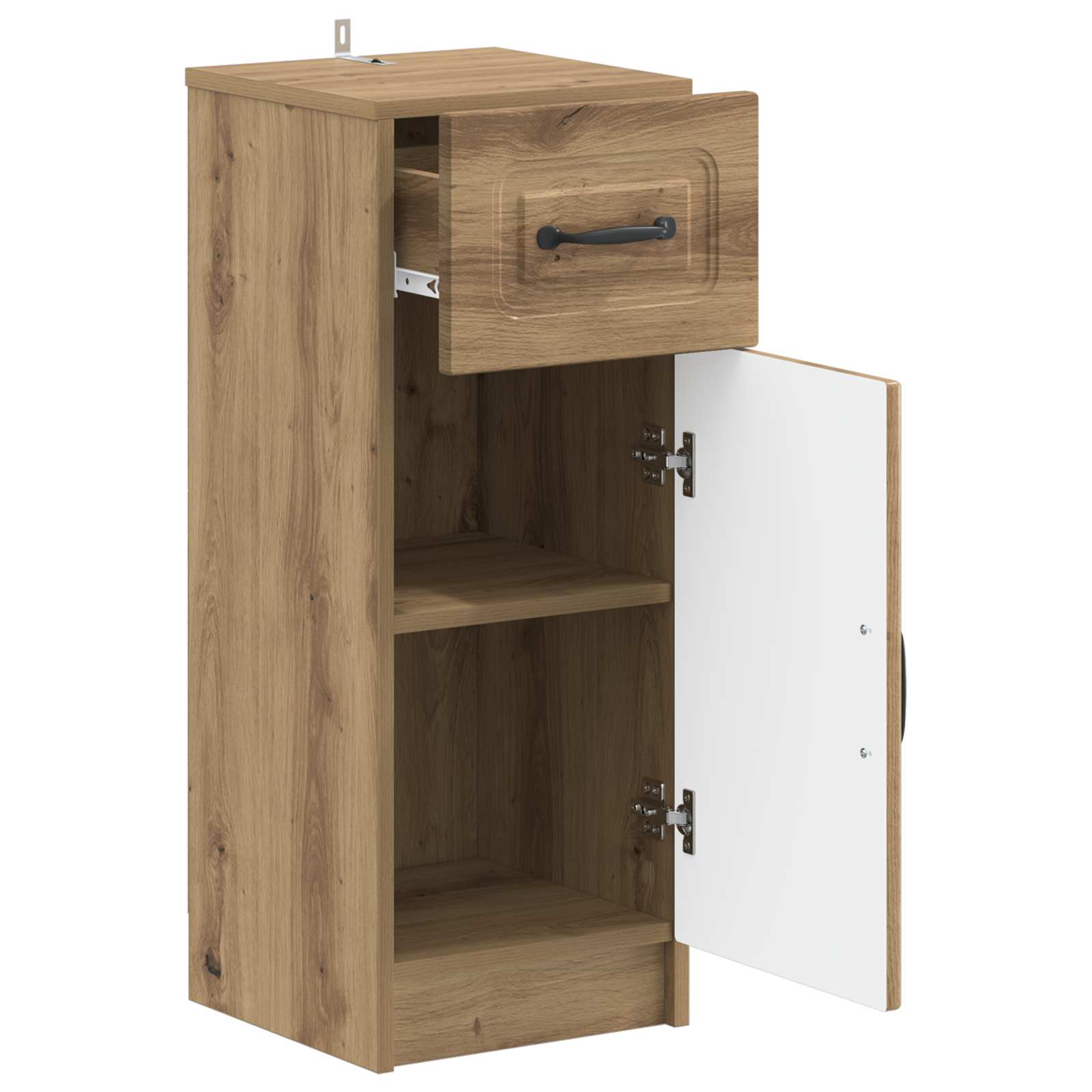 vidaXL Bathroom Storage Cainet UTRECHT Artisan Oak 30 x 31 x 77 cm 3
