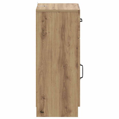 vidaXL Bathroom Storage Cainet UTRECHT Artisan Oak 30 x 31 x 77 cm 5