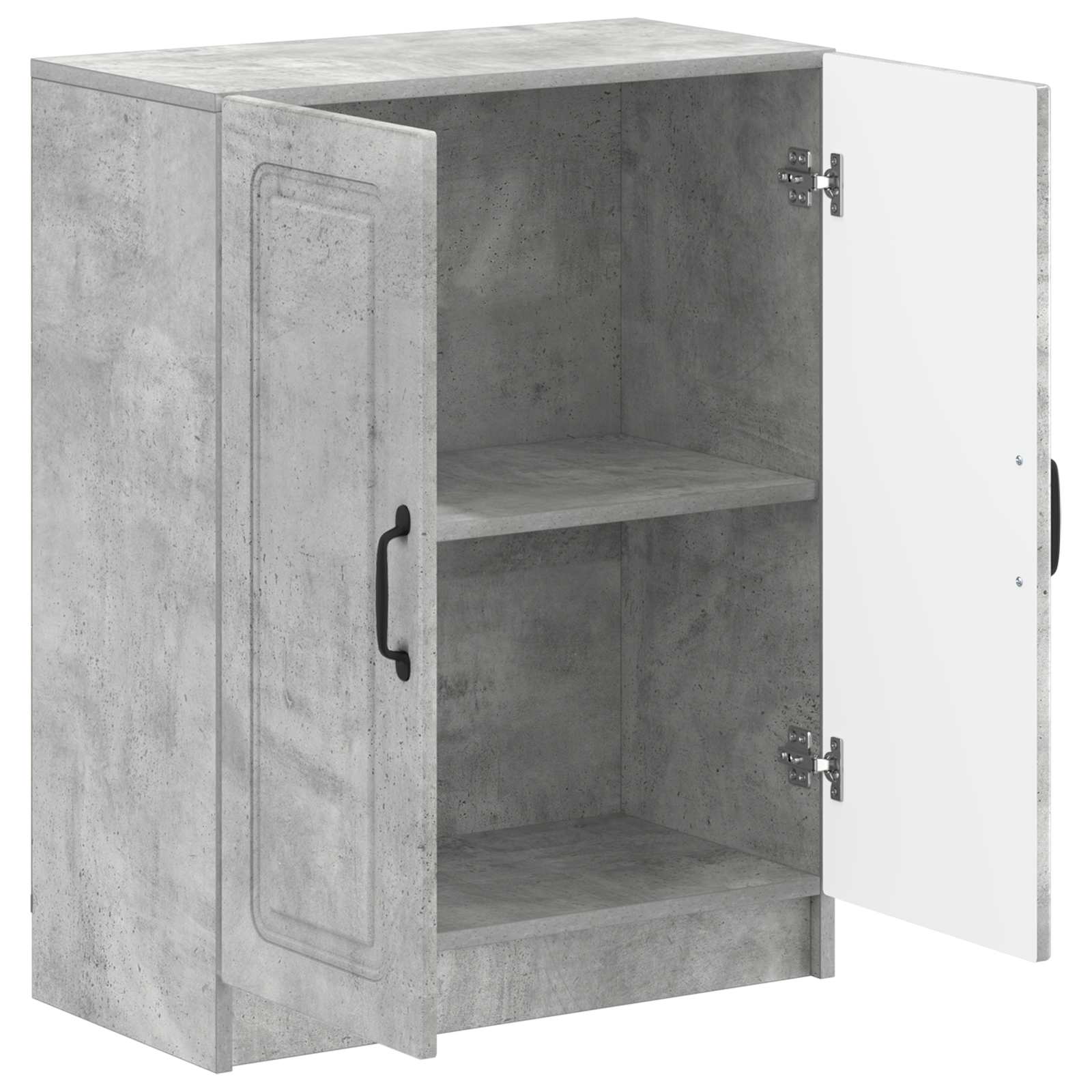 vidaXL Bathroom Storage Cainet UTRECHT Concrete Grey 59.5 x 31 x 77 cm 3