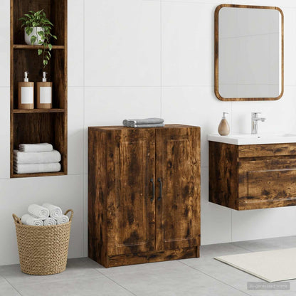 Bathroom Storage Cainet UTRECHT 59.5 x 31 x 77 cm Smoked oak