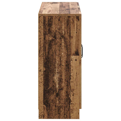 vidaXL Bathroom Storage Cainet UTRECHT Old Wood 59.5 x 31 x 77 cm 5