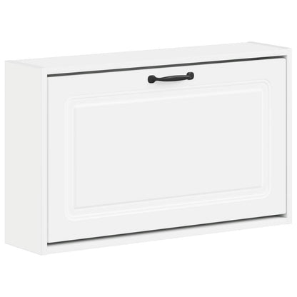 vidaXL Wall-Mounted Shoe Cabinet UTRECHT 71 x 17 x 43 cm White 2