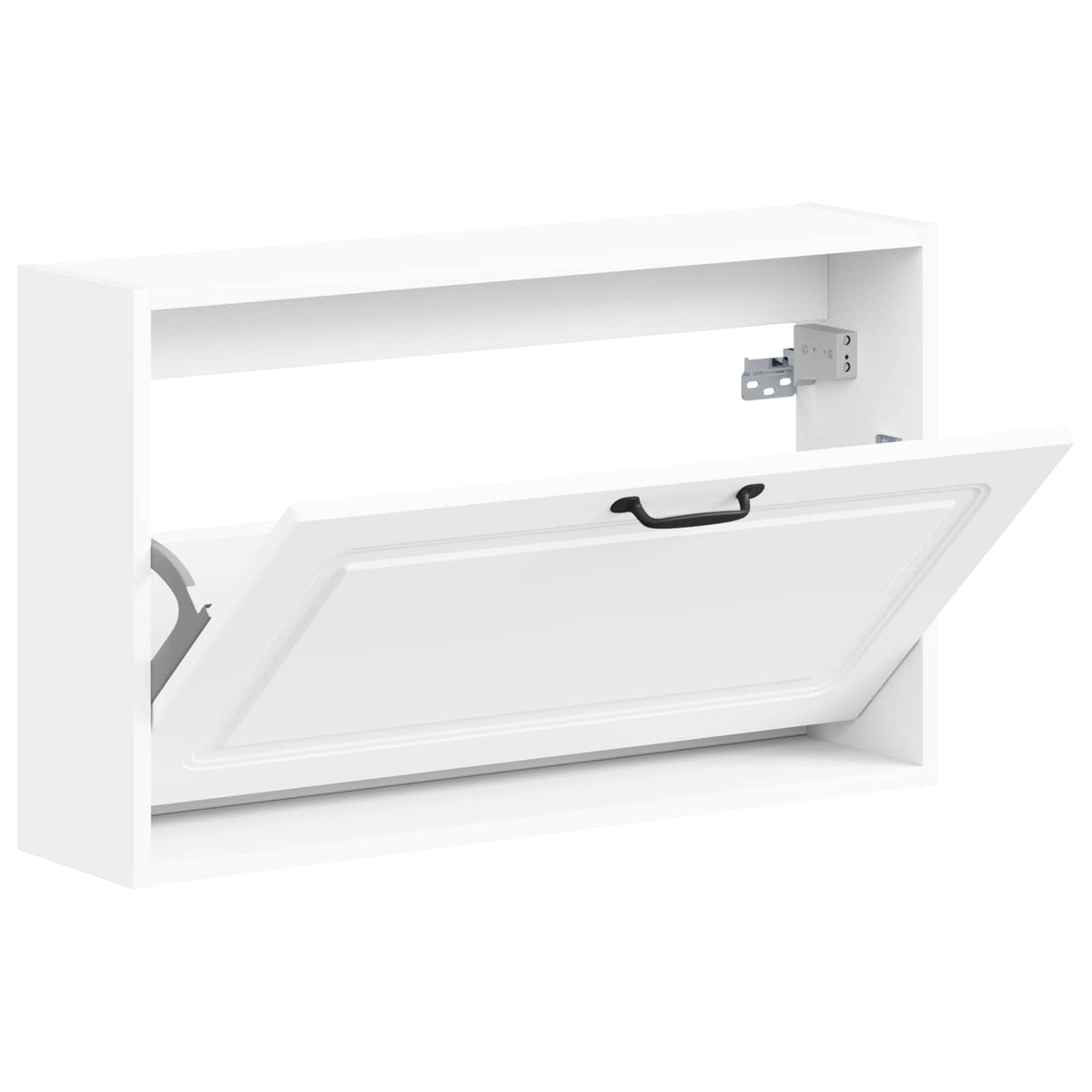 vidaXL Wall-Mounted Shoe Cabinet UTRECHT 71 x 17 x 43 cm White 3