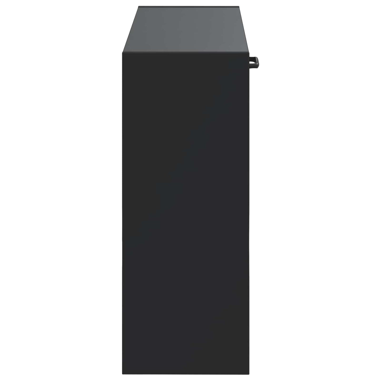 vidaXL Wall-Mounted Shoe Cabinet UTRECHT 71 x 17 x 43 cm Black 5