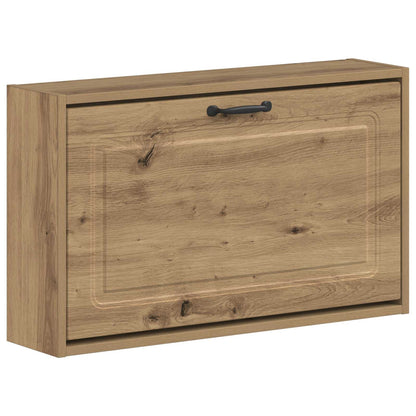 vidaXL Wall-Mounted Shoe Cabinet UTRECHT 71 x 17 x 43 cm Artisan Oak 2
