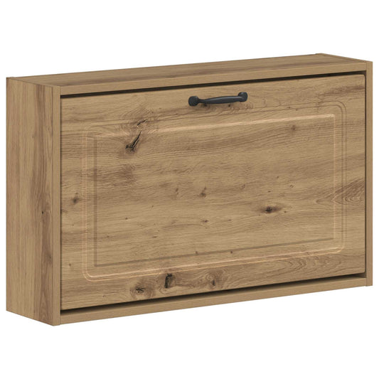 Wall-Mounted Shoe Cabinet UTRECHT 71 x 17 x 43 cm Artisan oak