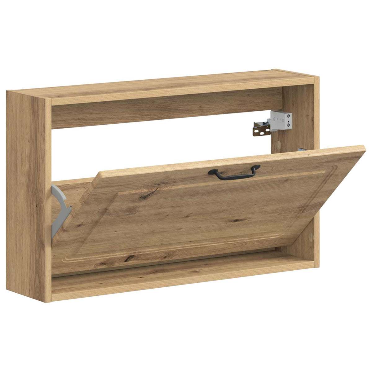 vidaXL Wall-Mounted Shoe Cabinet UTRECHT 71 x 17 x 43 cm Artisan Oak 3