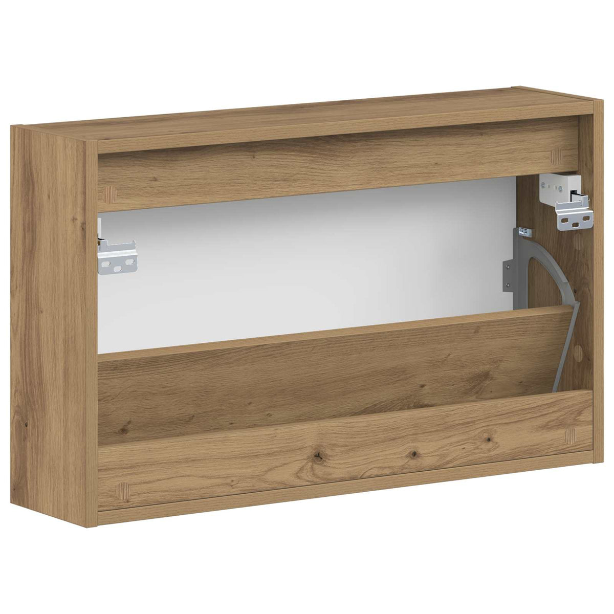 vidaXL Wall-Mounted Shoe Cabinet UTRECHT 71 x 17 x 43 cm Artisan Oak 6