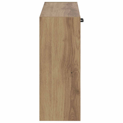 vidaXL Wall-Mounted Shoe Cabinet UTRECHT 71 x 17 x 43 cm Artisan Oak 5