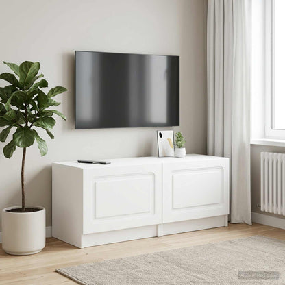 vidaXL TV Cabinet White Engineered Wood 1