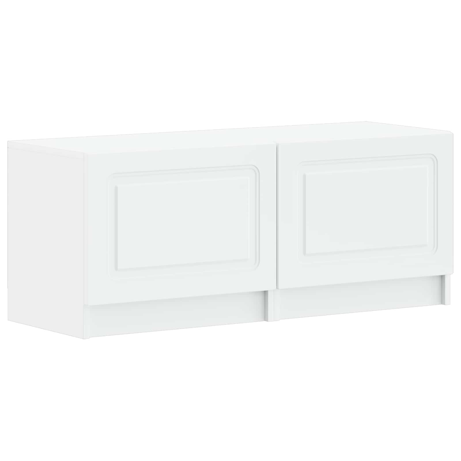 vidaXL TV Cabinet White Engineered Wood 2