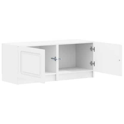 vidaXL TV Cabinet White Engineered Wood 3