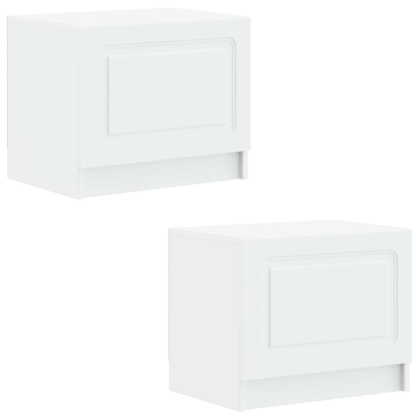 vidaXL TV Cabinet White Engineered Wood 4