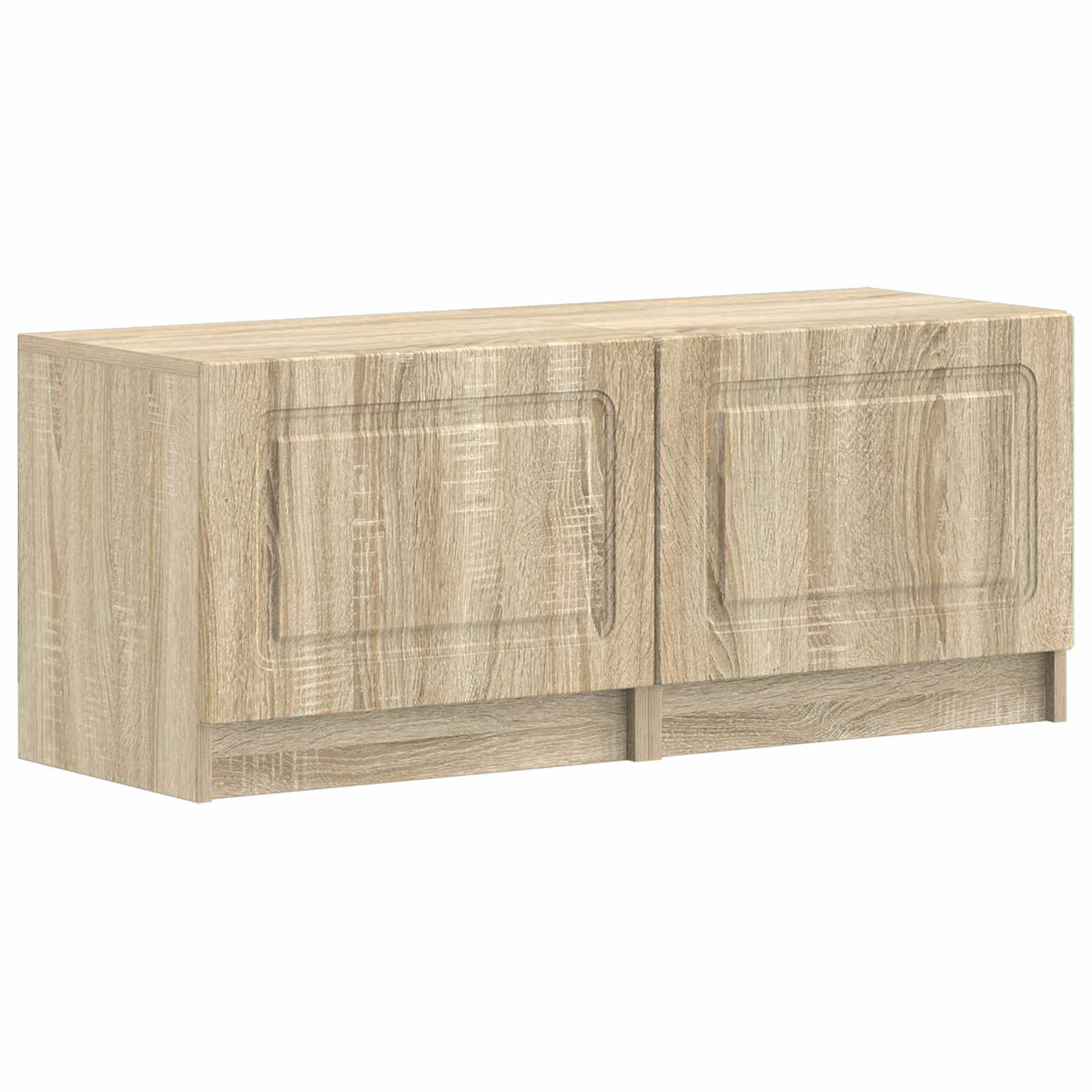 vidaXL TV Cabinet Sonoma Oak Engineered Wood 2