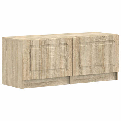 vidaXL TV Cabinet Sonoma Oak Engineered Wood 2