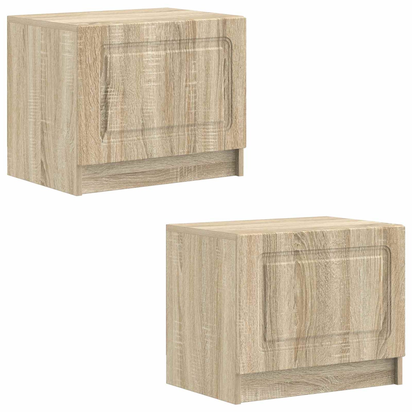 vidaXL TV Cabinet Sonoma Oak Engineered Wood 4