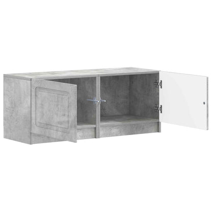 vidaXL TV Cabinet Concrete Grey Engineered Wood 3