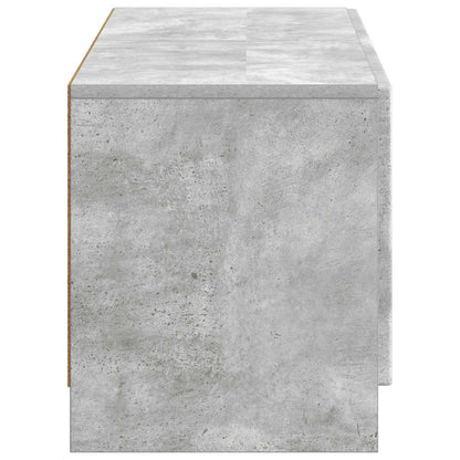 vidaXL TV Cabinet Concrete Grey Engineered Wood 6