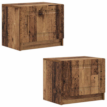 vidaXL TV Cabinet Old Wood Engineered Wood 4