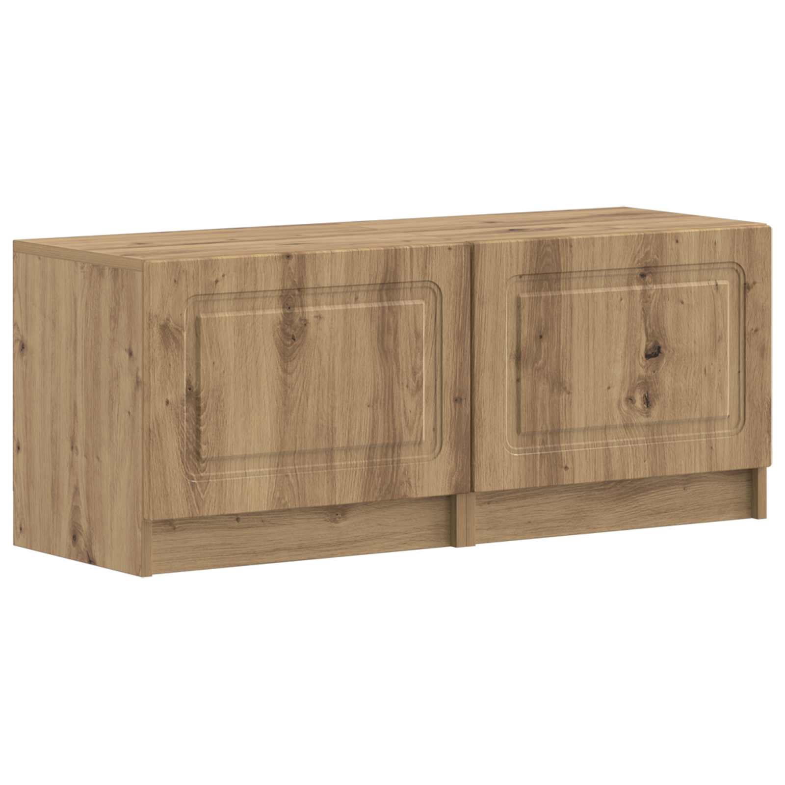 vidaXL TV Cabinet Artisan Oak Engineered Wood 2