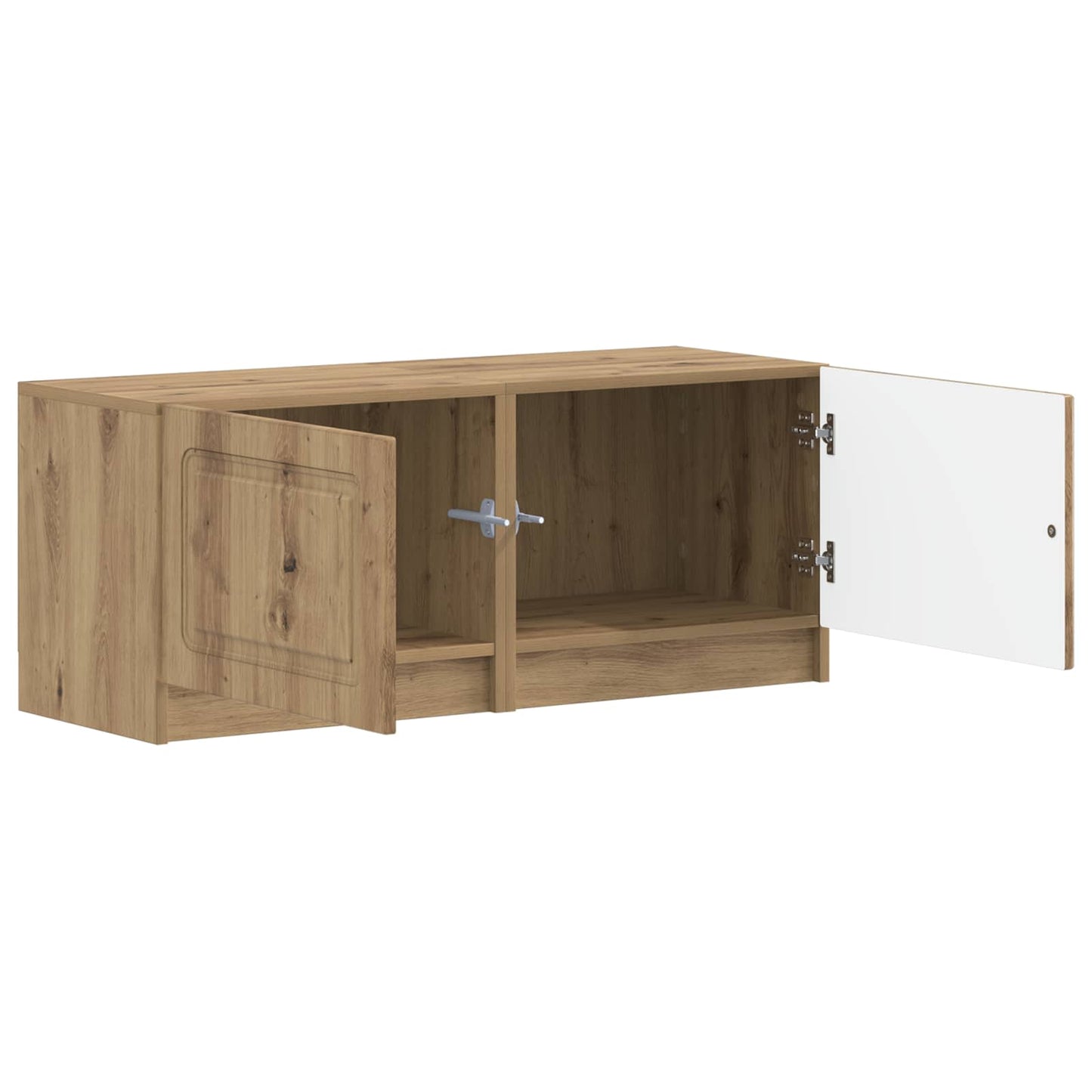 vidaXL TV Cabinet Artisan Oak Engineered Wood 3