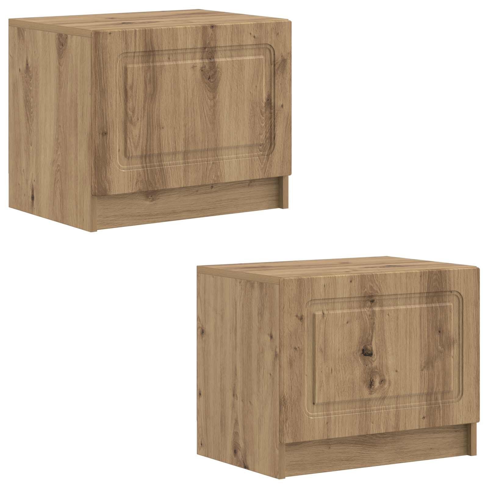 vidaXL TV Cabinet Artisan Oak Engineered Wood 4