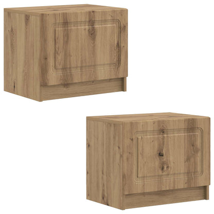 vidaXL TV Cabinet Artisan Oak Engineered Wood 4