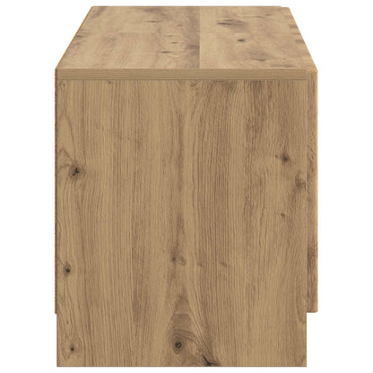vidaXL TV Cabinet Artisan Oak Engineered Wood 6