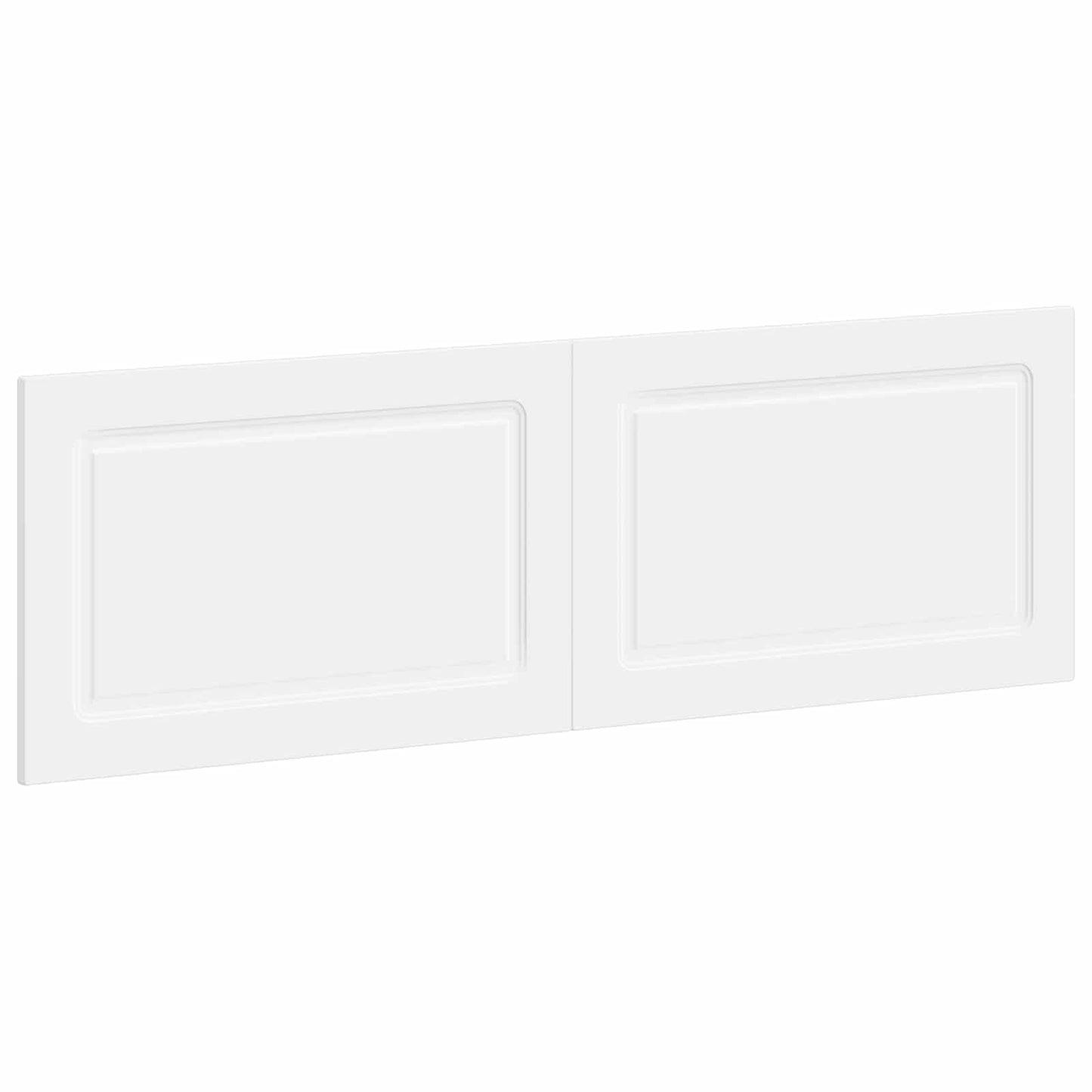 vidaXL Wall-Mounted Headboard UTRECHT White Engineered Wood 2