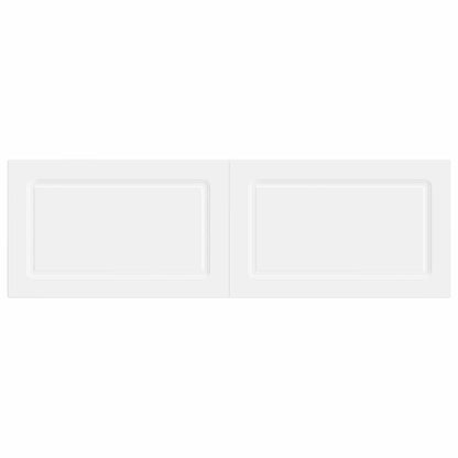 vidaXL Wall-Mounted Headboard UTRECHT White Engineered Wood 3