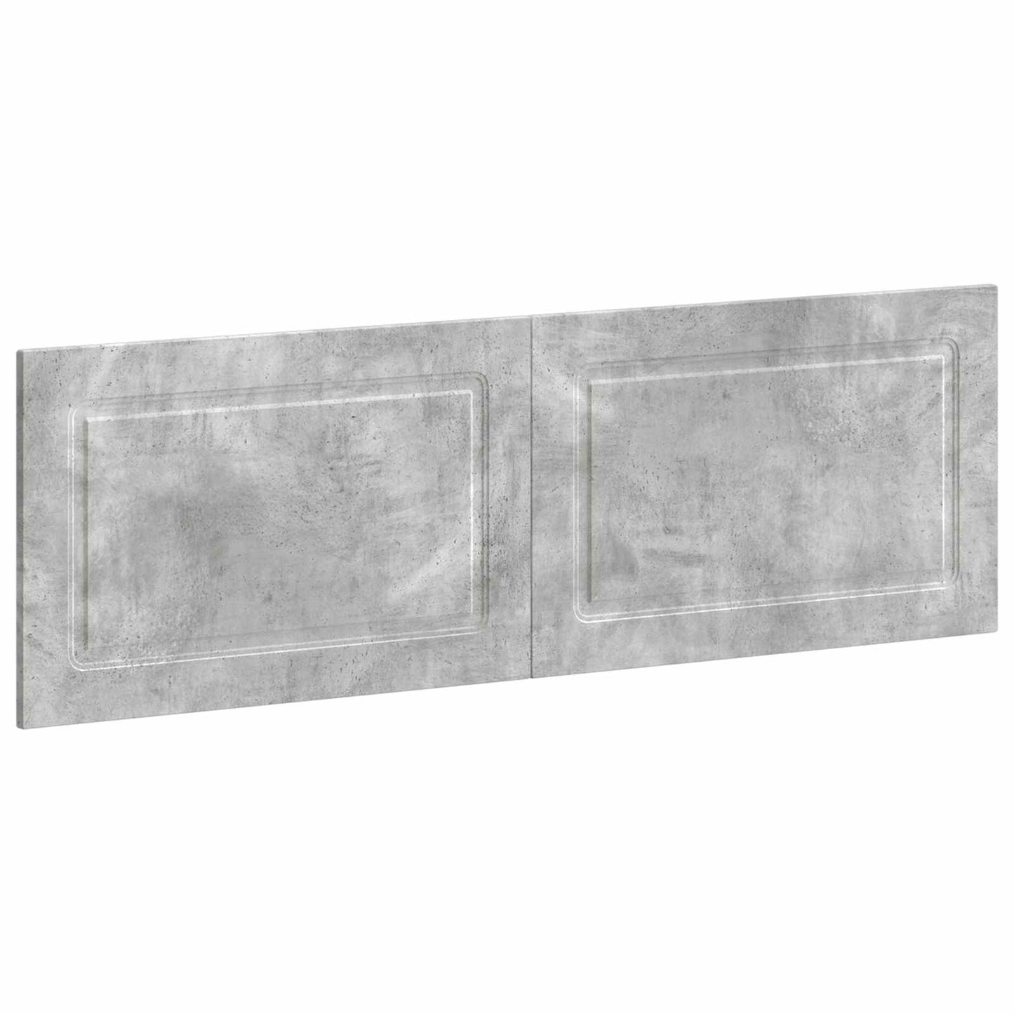 vidaXL Wall-Mounted Headboard UTRECHT Concrete Grey Engineered Wood 2