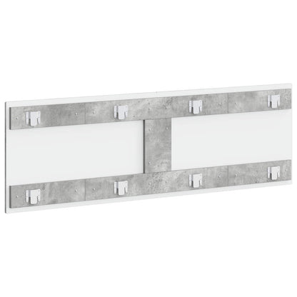 vidaXL Wall-Mounted Headboard UTRECHT Concrete Grey Engineered Wood 5