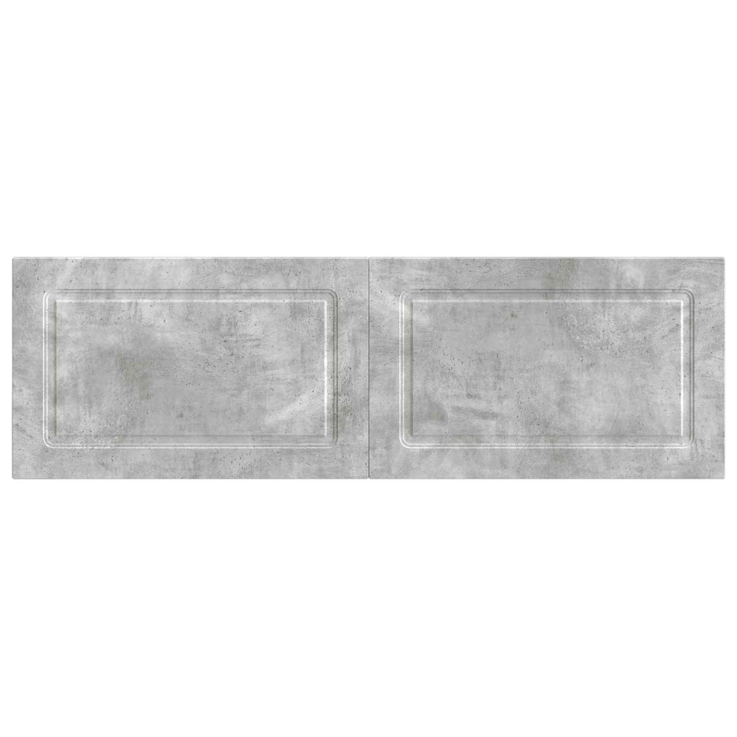 vidaXL Wall-Mounted Headboard UTRECHT Concrete Grey Engineered Wood 3
