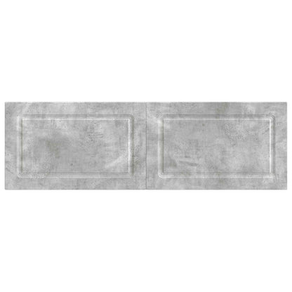 vidaXL Wall-Mounted Headboard UTRECHT Concrete Grey Engineered Wood 3