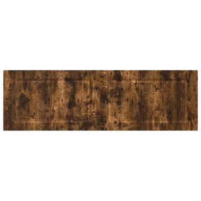 vidaXL Wall-Mounted Headboard UTRECHT Smoked Oak Engineered Wood 3